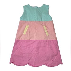 The Oaks Apparel Sorbet Colorblock  Dress